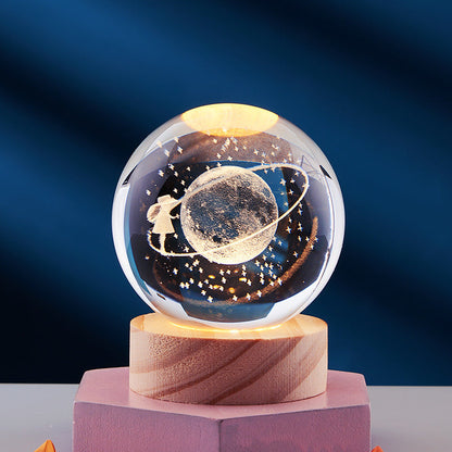 3D Crystal Night Lamp with LED Lighting Effects for Home Decor nr15 NALANI