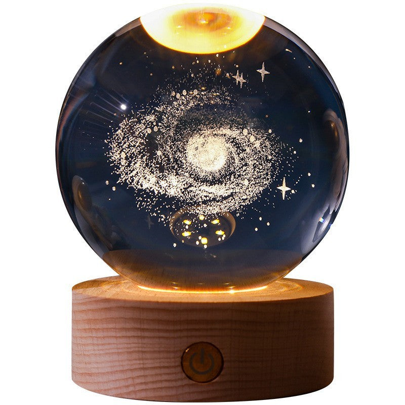 3D Crystal Night Lamp with LED Lighting Effects for Home Decor NALANI