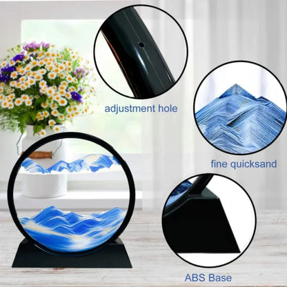 3D Moving Sand Art Deep Sea Sand Sculpture for Relaxation Decor NaLani