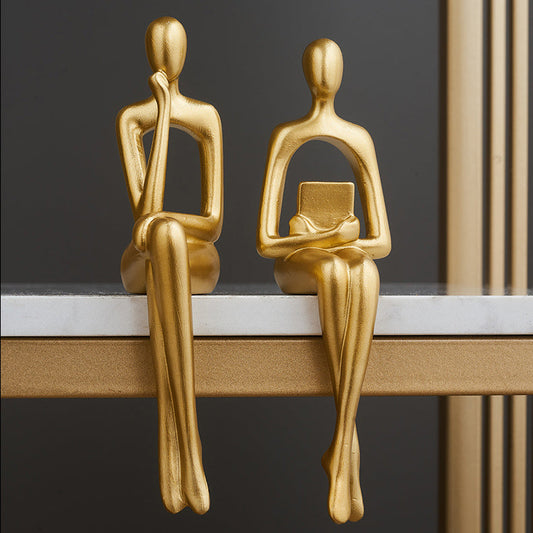 Abstract Book Shelf Decor Figures for Unique Home Accent NaLani
