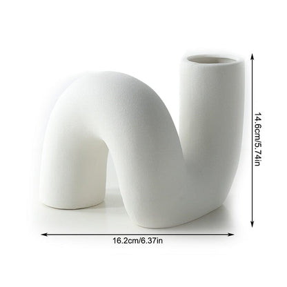 Abstract Ceramic Vase for Bohemian Farmhouse Home Decor NaLani