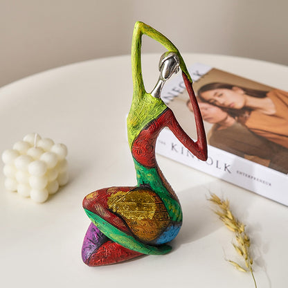 Abstract Cultural Female Sculpture Unique Decorative Art Piece NaLani