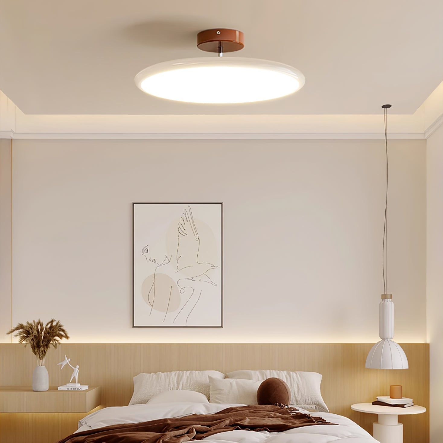 Adjustable Circular Ceiling Lamp for Ambient Lighting NALANI