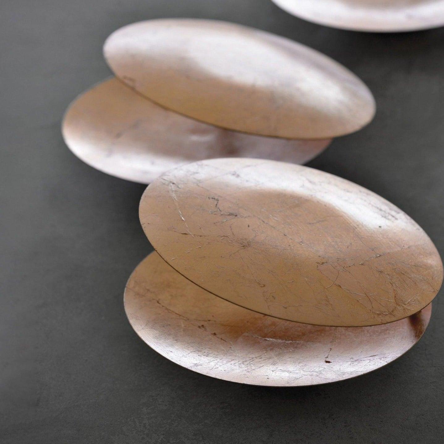 Adjustable Disc Wall Lamp With Nickel Front Disk Modern NALANI