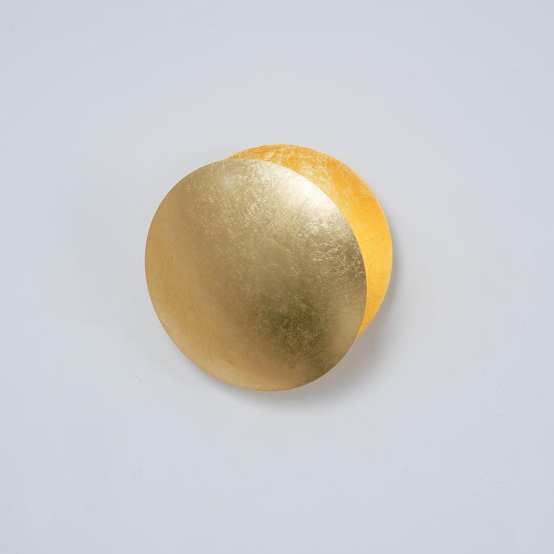 Adjustable Disc Wall Lamp With Nickel Front Disk Modern NALANI