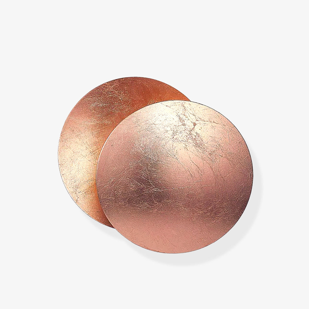 Adjustable Disc Wall Lamp With Nickel Front Disk Modern NALANI