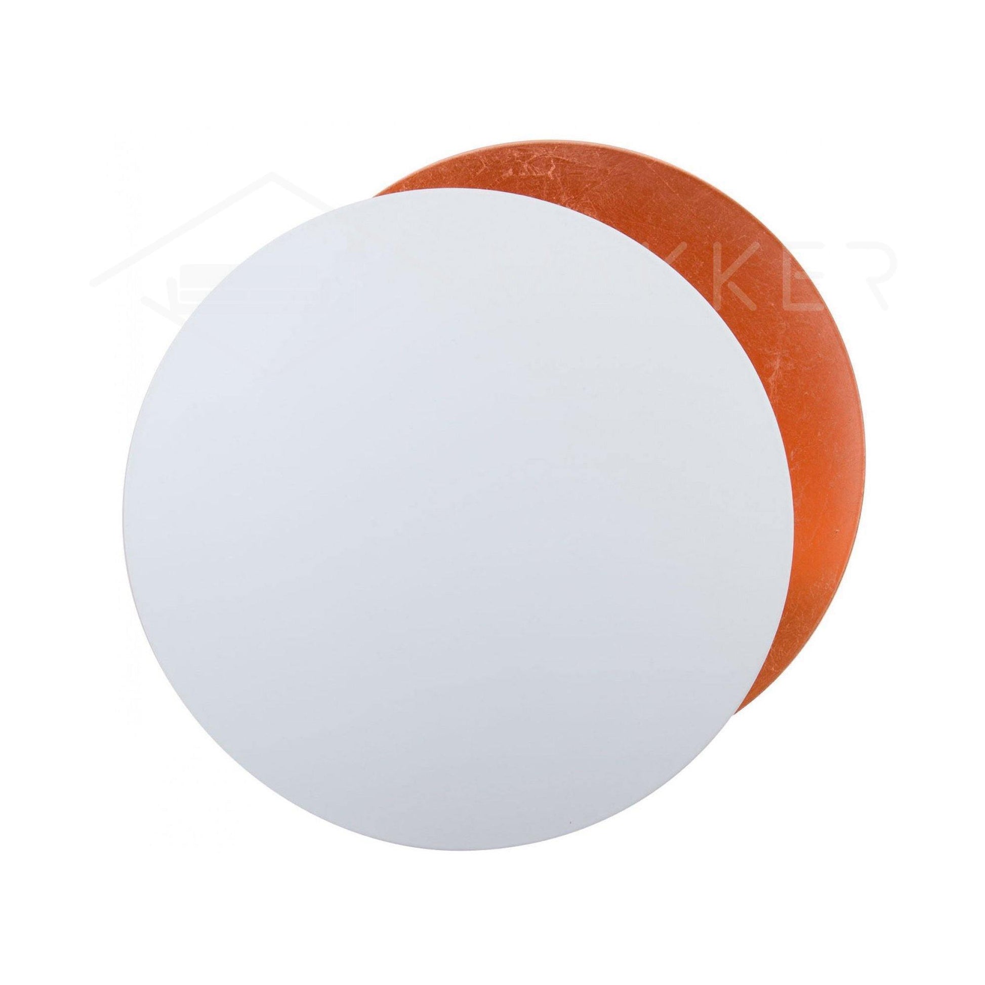 Adjustable Disc Wall Lamp With Nickel Front Disk Modern NALANI