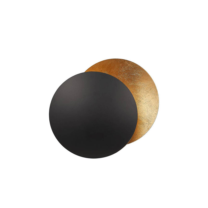 Adjustable Disc Wall Lamp With Nickel Front Disk Modern NALANI