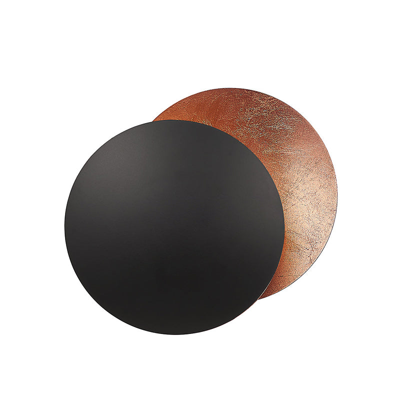 Adjustable Disc Wall Lamp With Nickel Front Disk Modern NALANI