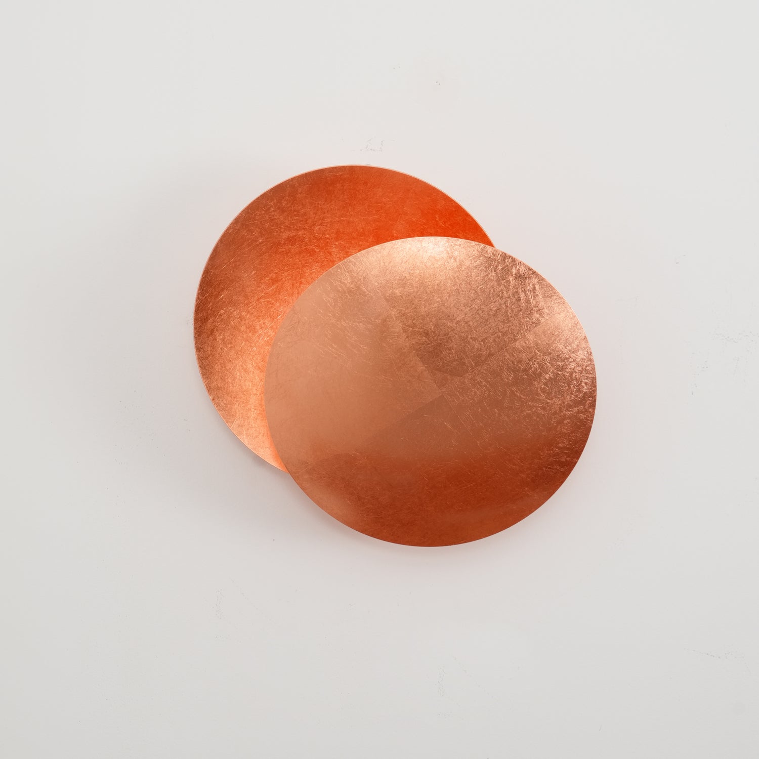 Adjustable Disc Wall Lamp With Nickel Front Disk Modern NALANI