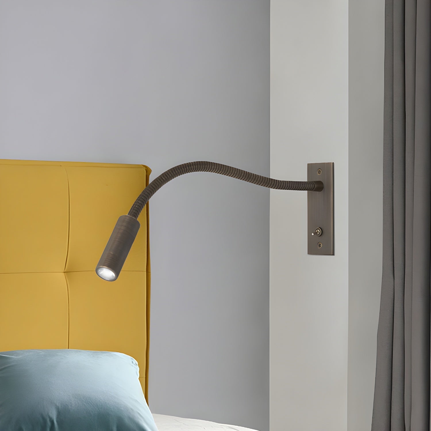 Adjustable Gooseneck Wall Lamp for Reading and Task Light NALANI