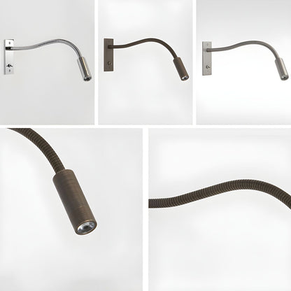 Adjustable Gooseneck Wall Lamp for Reading and Task Light NALANI