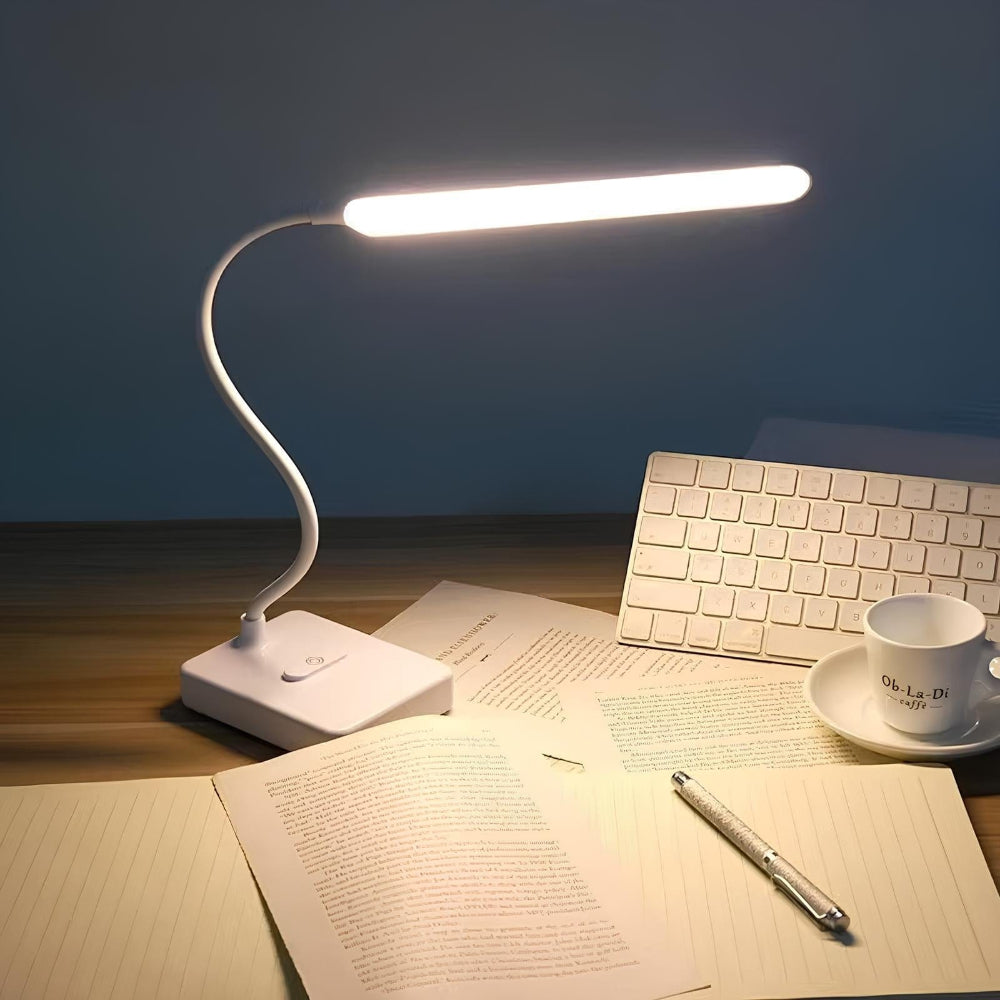 Adjustable LED Desk Lamp With USB Charging Gooseneck NALANI