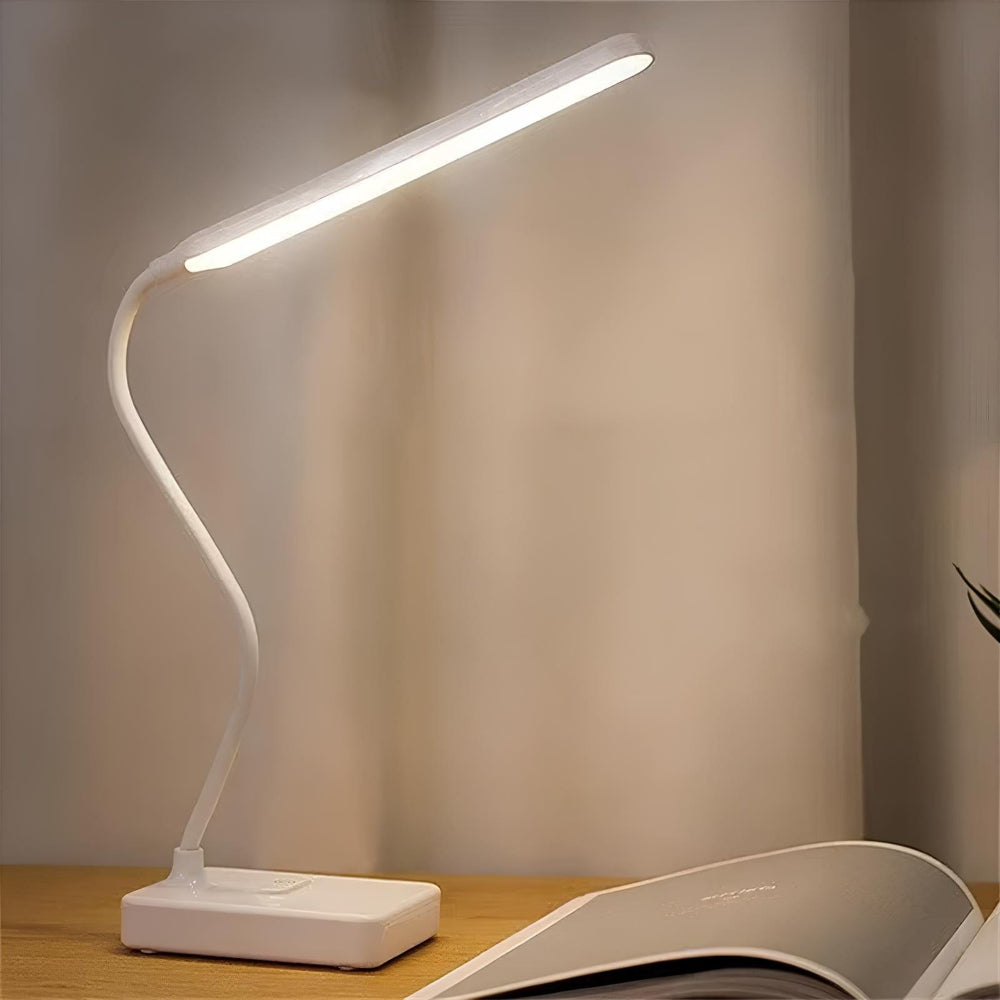 Adjustable LED Desk Lamp With USB Charging Gooseneck NALANI