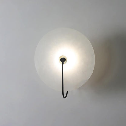 Alabaster LED Wall Sconce With Warm Ambient Glow Lighting NALANI