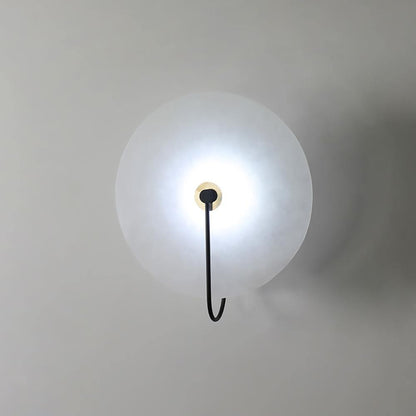 Alabaster LED Wall Sconce With Warm Ambient Glow Lighting NALANI