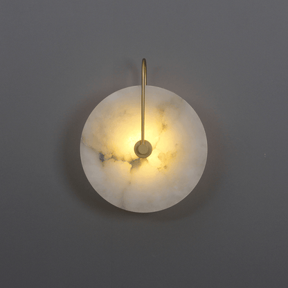 Alabaster LED Wall Sconce With Warm Ambient Glow Lighting NALANI