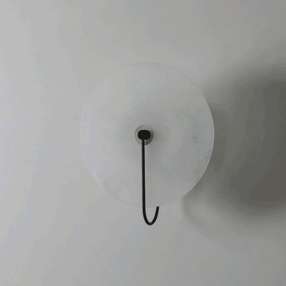 Alabaster LED Wall Sconce With Warm Ambient Glow Lighting NALANI