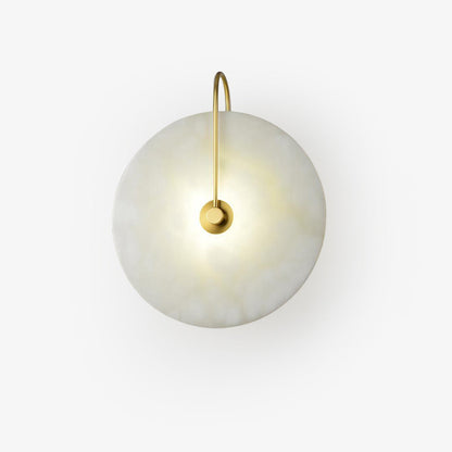 Alabaster LED Wall Sconce With Warm Ambient Glow Lighting NALANI