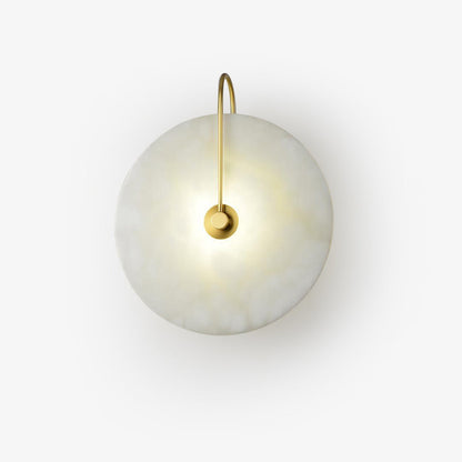 Alabaster LED Wall Sconce With Warm Ambient Glow Lighting NALANI