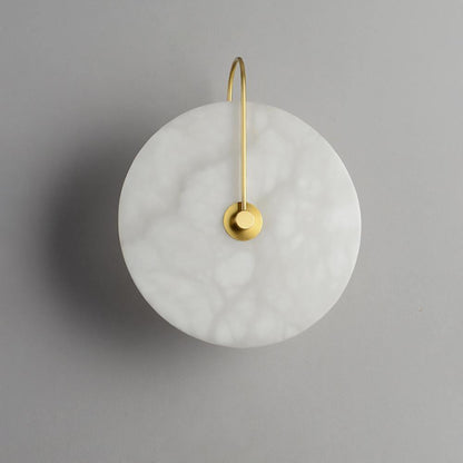 Alabaster LED Wall Sconce With Warm Ambient Glow Lighting NALANI