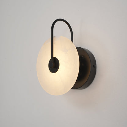 Alabaster LED Wall Sconce With Warm Ambient Glow Lighting NALANI