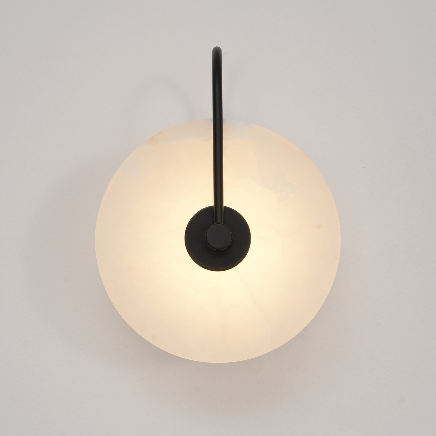 Alabaster LED Wall Sconce With Warm Ambient Glow Lighting NALANI
