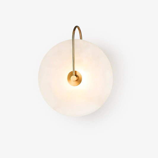 Alabaster LED Wall Sconce With Warm Ambient Glow Lighting NALANI