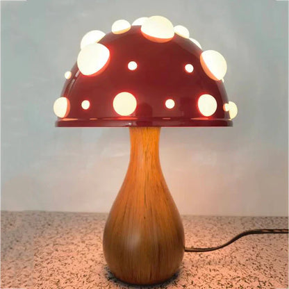 Amanita Mushroom Table Lamp With Soft Ambient Glow NALANI