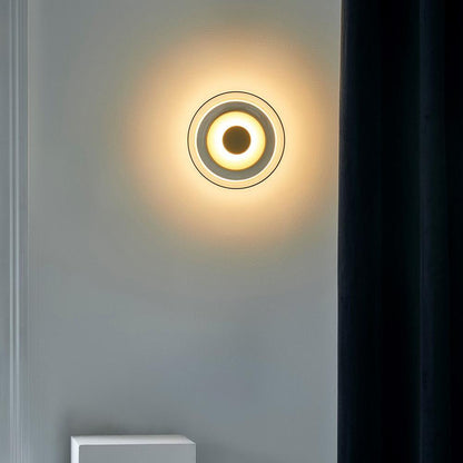 Ambient LED Wall Light With Glass And Brass Screen NALANI
