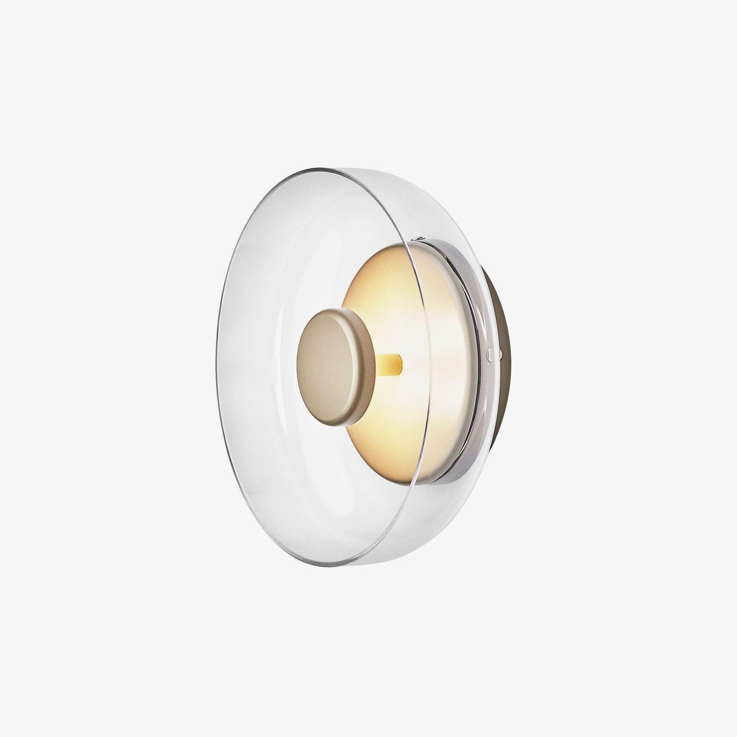 Ambient LED Wall Light With Glass And Brass Screen NALANI