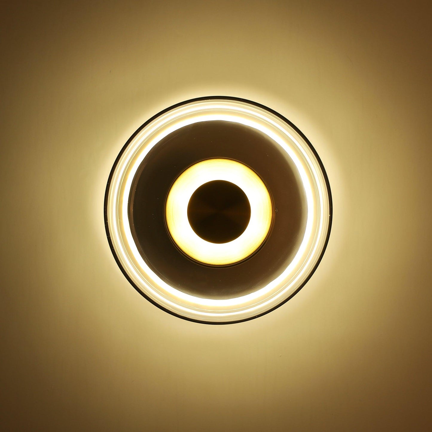Ambient LED Wall Light With Glass And Brass Screen NALANI
