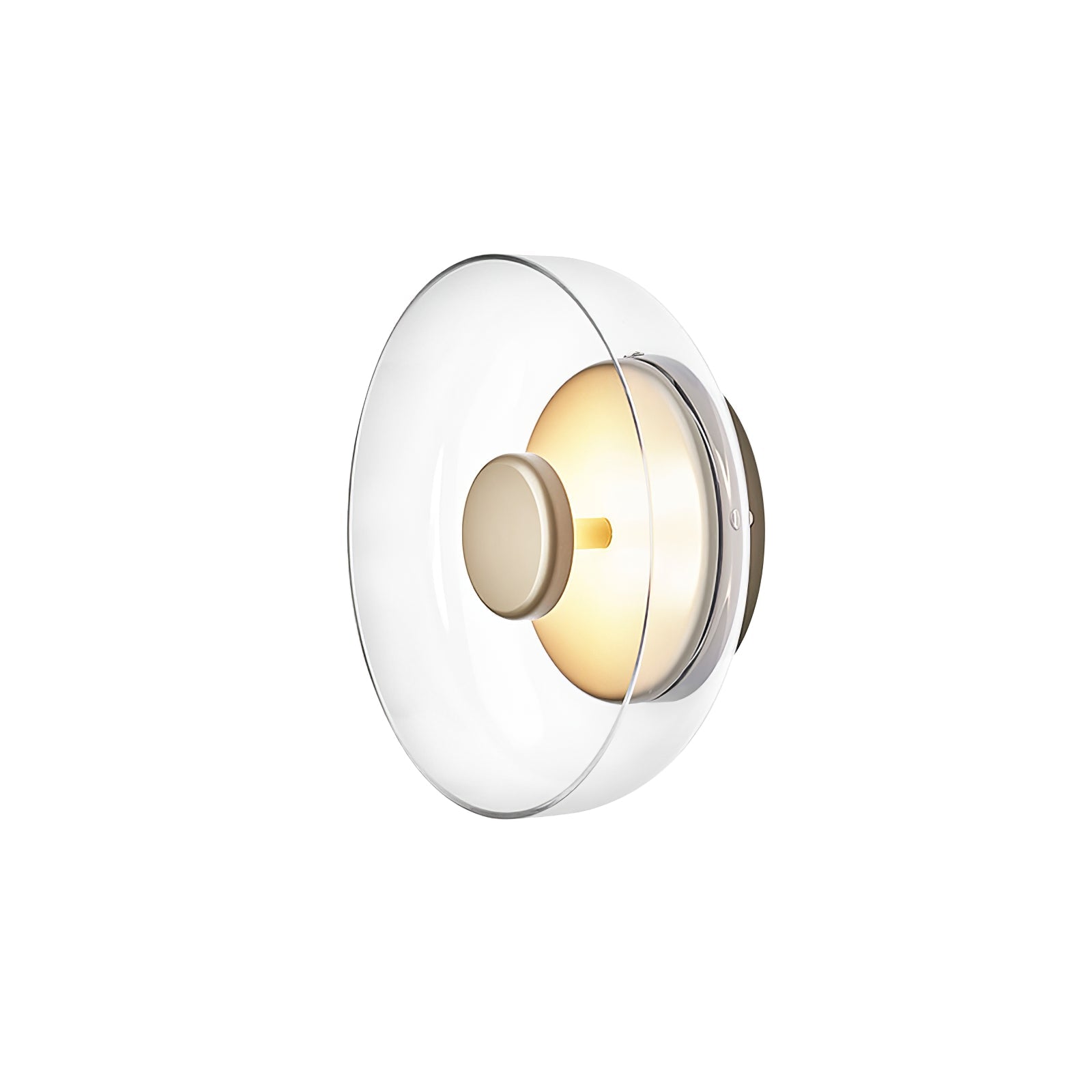 Ambient LED Wall Light With Glass And Brass Screen NALANI