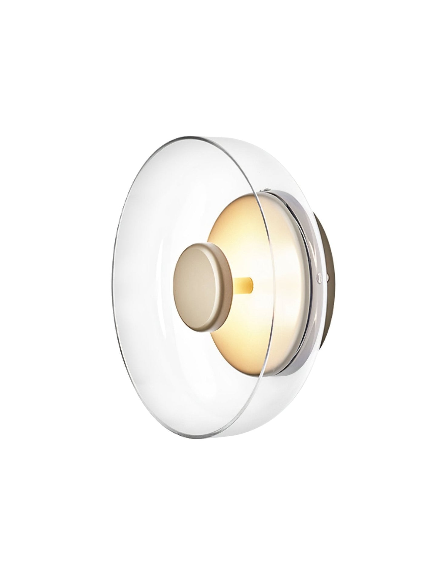 Ambient LED Wall Light With Glass And Brass Screen NALANI