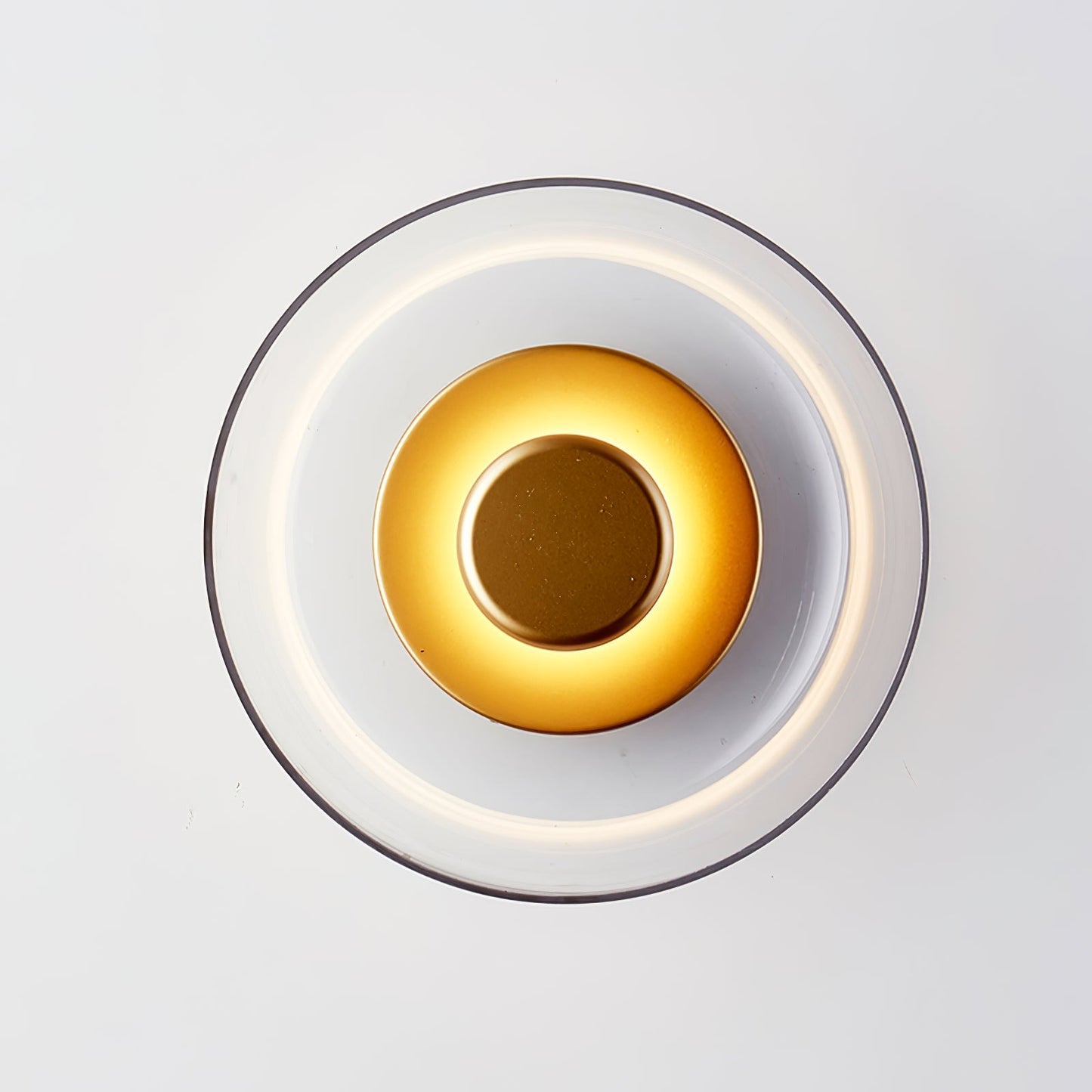 Ambient LED Wall Light With Glass And Brass Screen NALANI