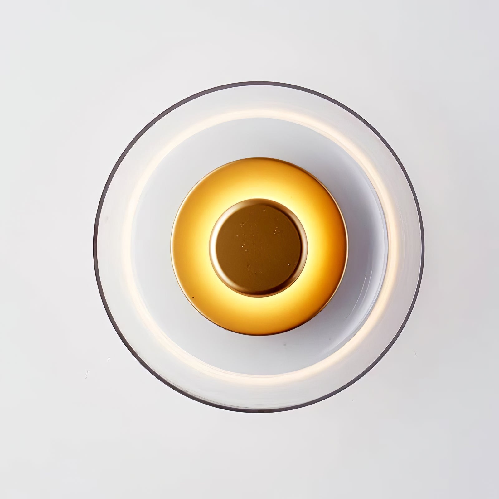 Ambient LED Wall Light With Glass And Brass Screen NALANI