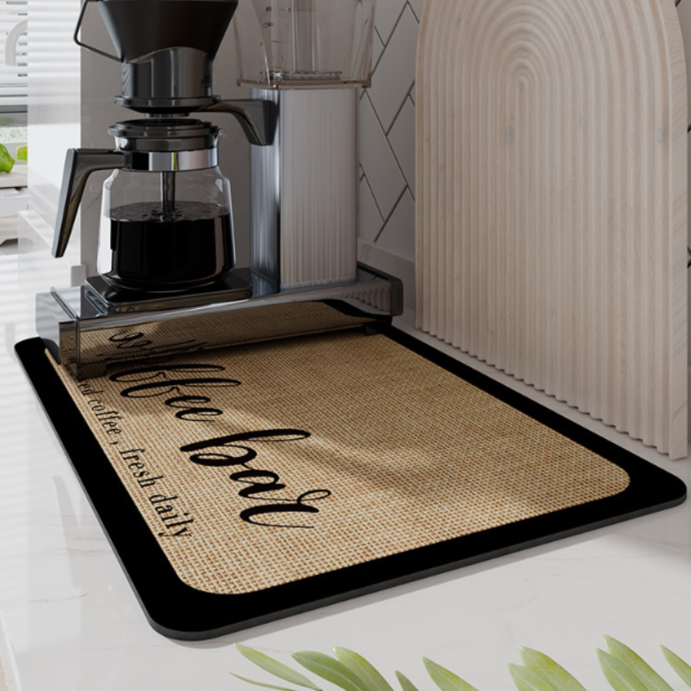 AquaMat - Fast Drying Antislip Kitchen Mat Coffee Bar NALANI