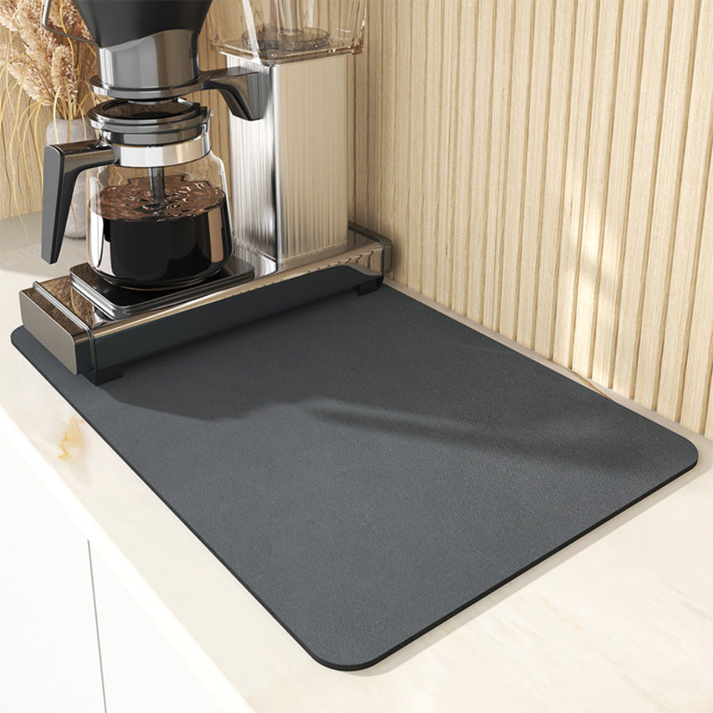AquaMat - Fast Drying Antislip Kitchen Mat dark gray NALANI