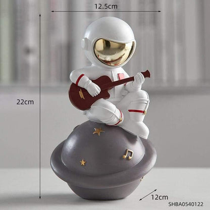 Astronaut Music Instrument Decor Sculpture for Home and Office Guitar - Large NaLani