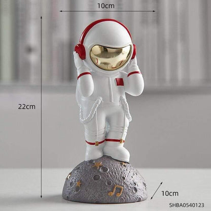 Astronaut Music Instrument Decor Sculpture for Home and Office Buzz - Big NaLani