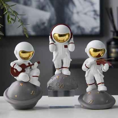 Astronaut Music Instrument Decor Sculpture for Home and Office NaLani