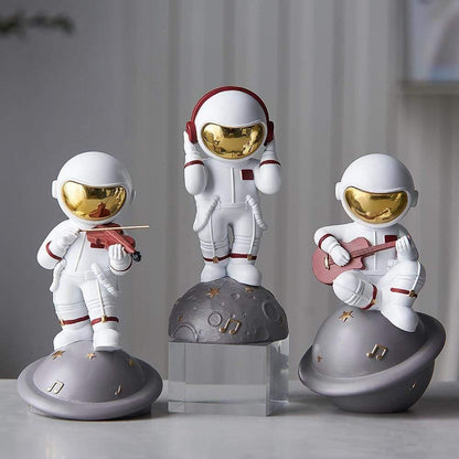 Astronaut Music Instrument Decor Sculpture for Home and Office NaLani