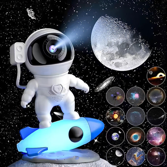 Astronaut Projection Light with Galaxy and Cosmic Audio Options Galaxy Projection NaLani