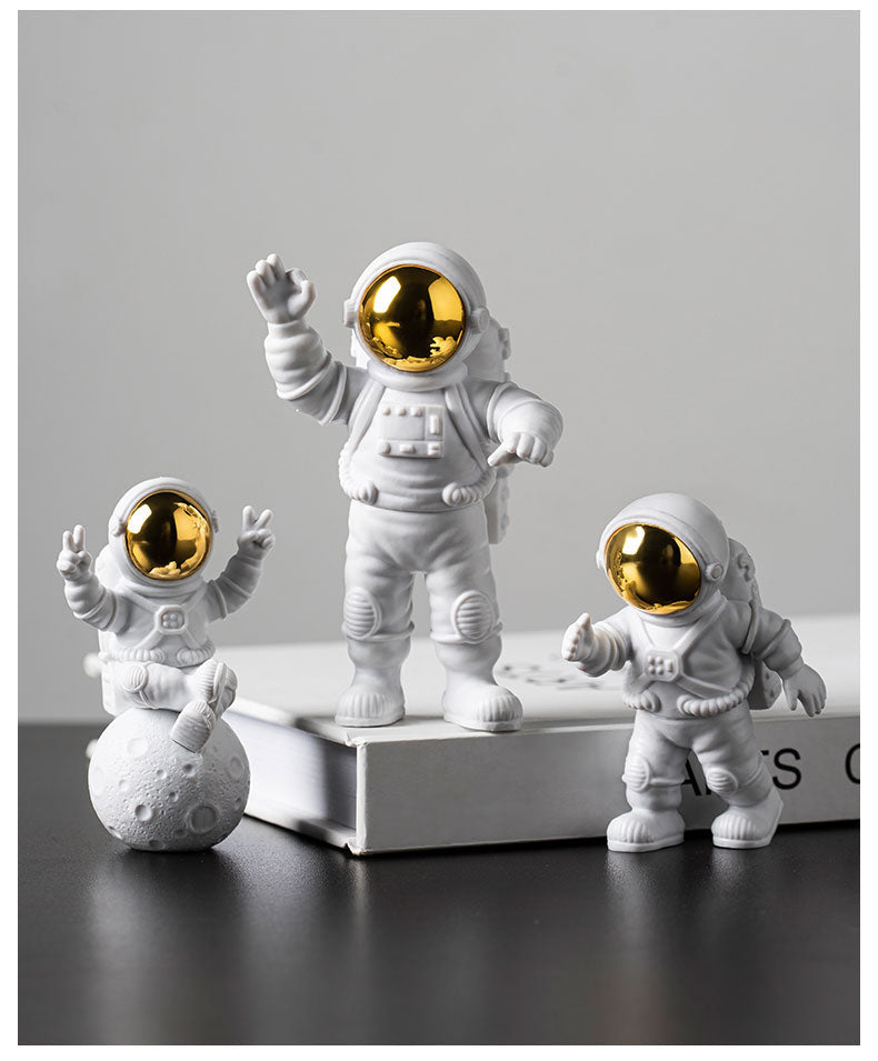 Astronaut Team and Moon Decor Set for Kids Bedroom and Playroom NALANI