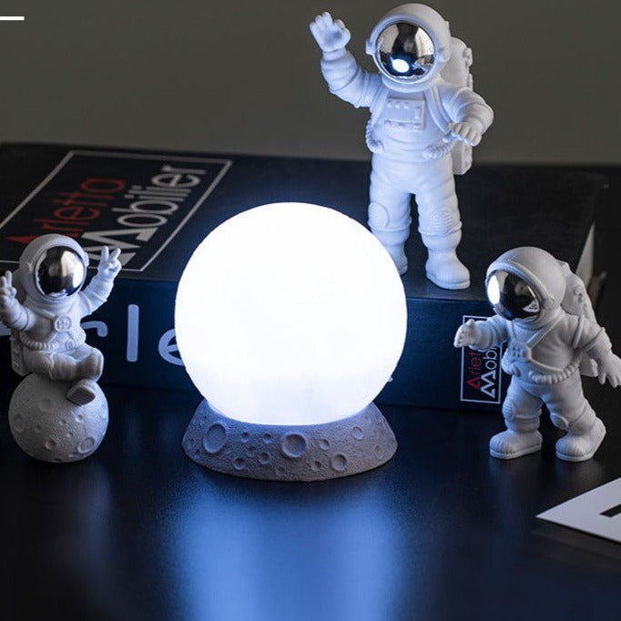 Astronaut Team and Moon Decor Set for Kids Bedroom and Playroom NALANI