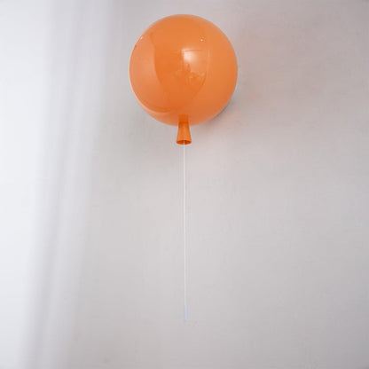 Balloon Dream Wall Light Floating Balloon Decor In Colors Orange NALANI