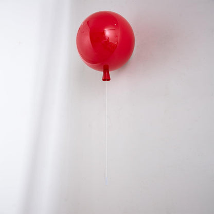 Balloon Dream Wall Light Floating Balloon Decor In Colors Red NALANI