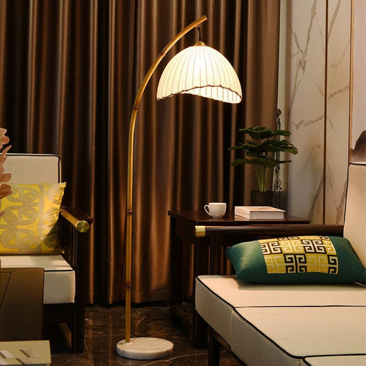 Bamboo Floor Lamp for Modern Home Decor and Elegant Lighting Default Title NaLani