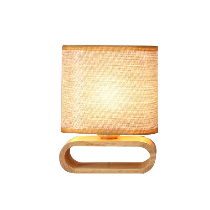 Bamboo Table Lamp With Japanese Inspired Design NALANI