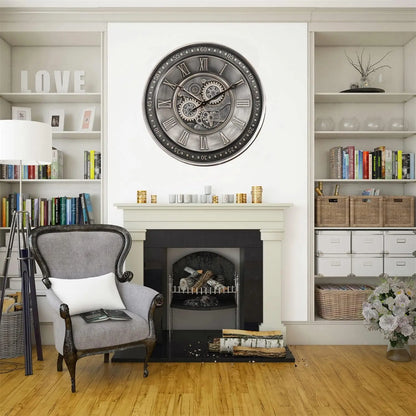 Battery Powered Wall Clock for Home or Office Modern Decor NALANI